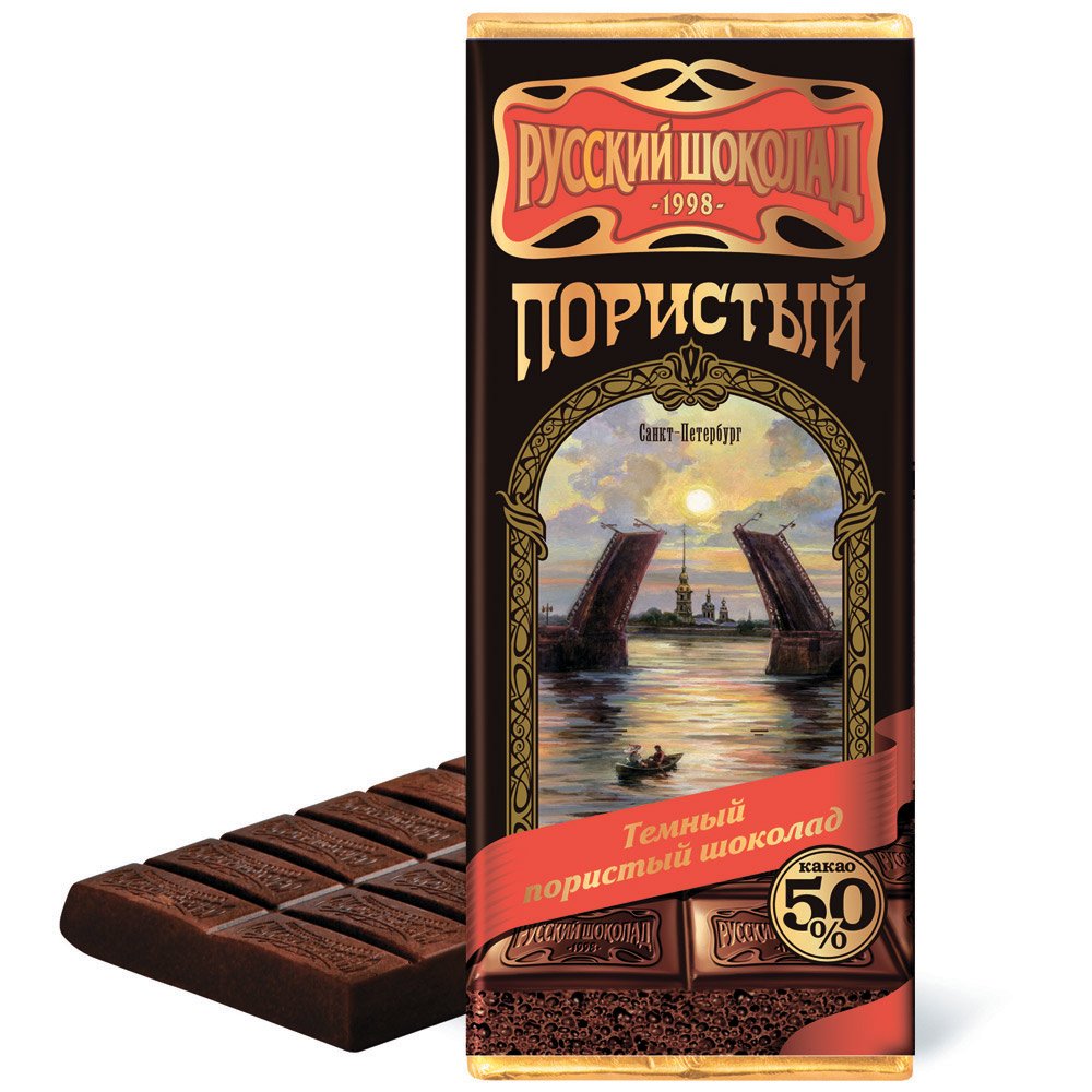 Шоколадные пористые конфеты печенье