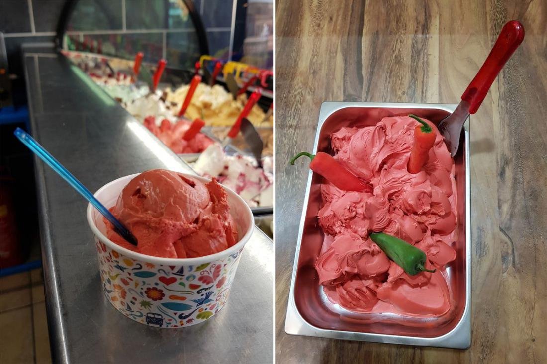 Мороженое в руке