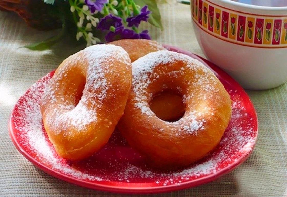 Пончики большие с начинкой