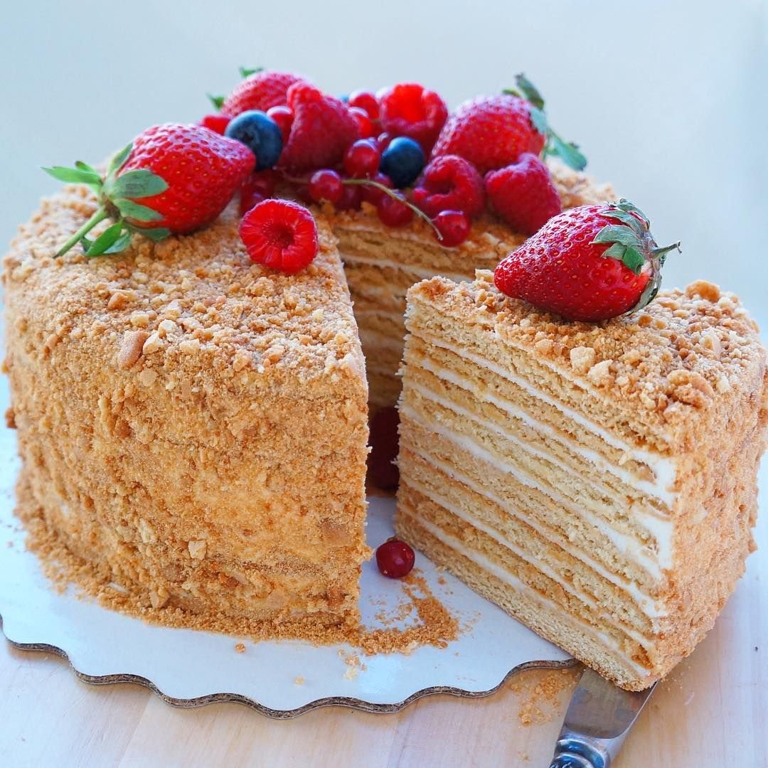 Медовик с карамелью