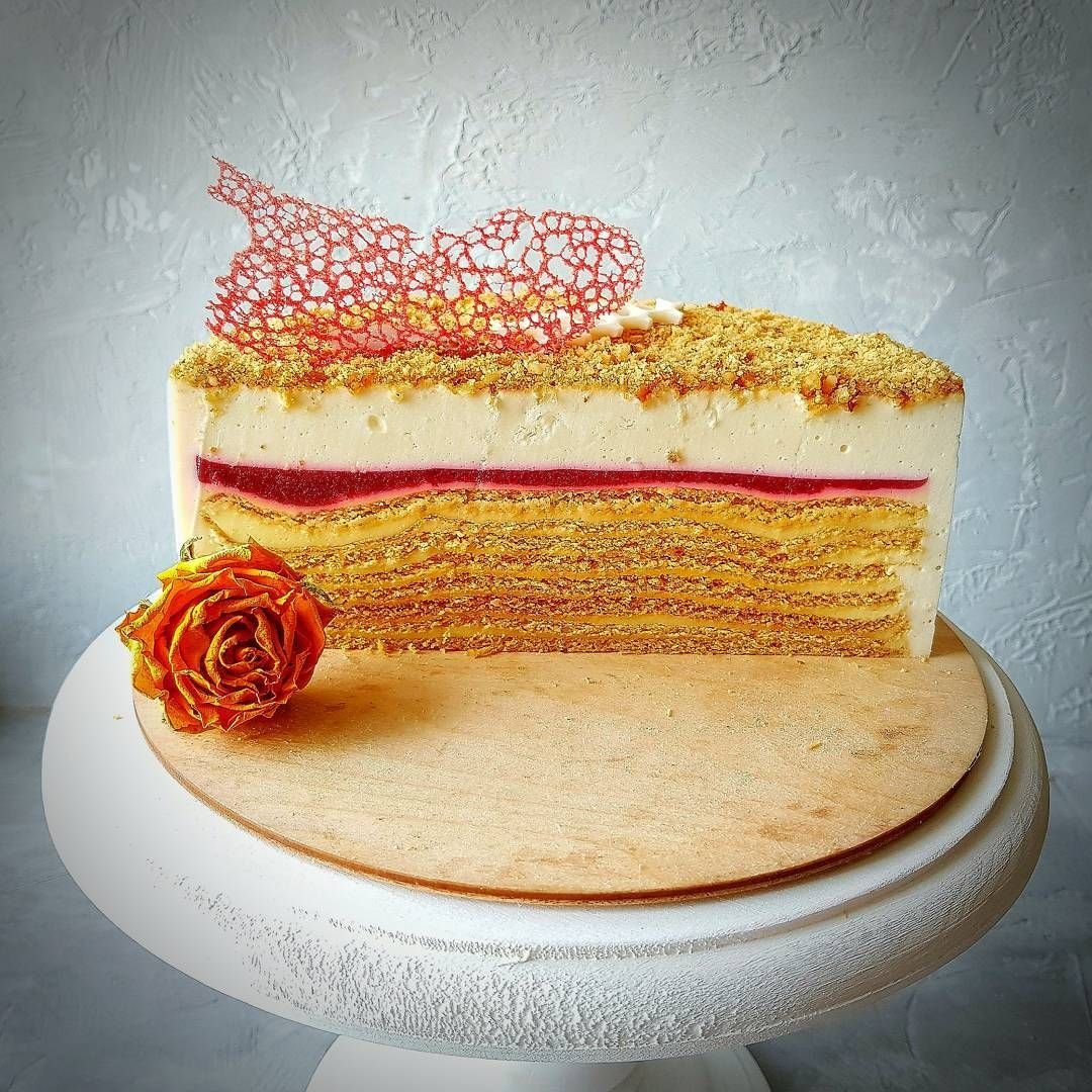Медовик с сырным кремом