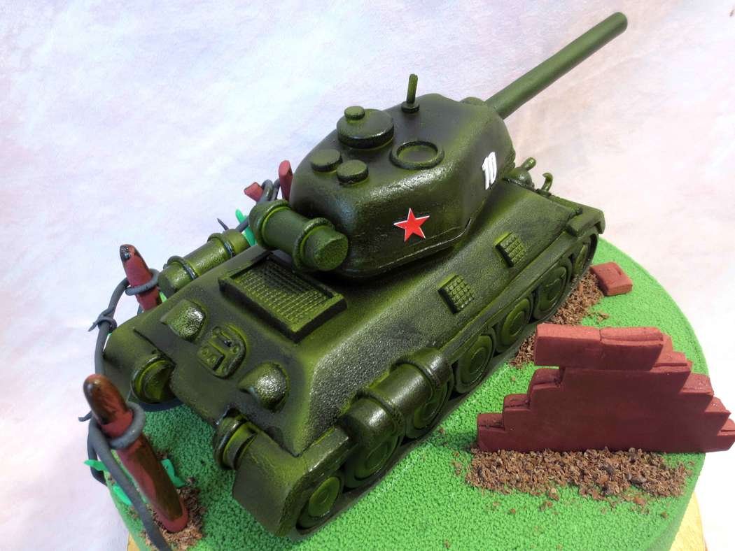 Торт с танком т-34-85