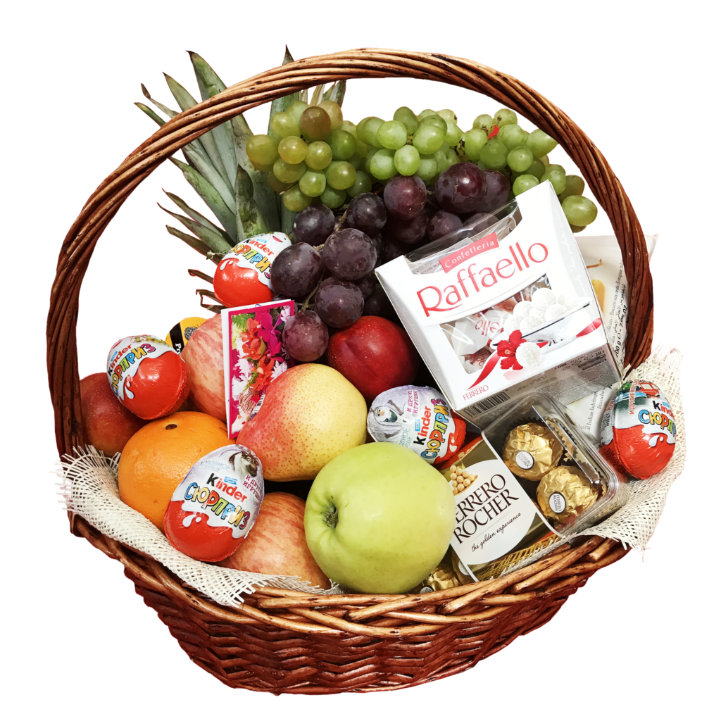 Маленькая корзинка с фруктами