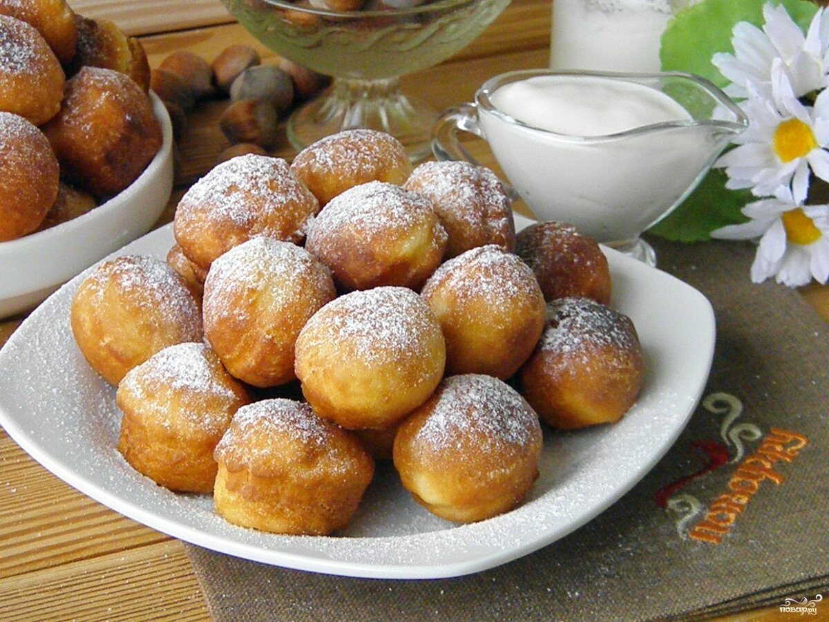 Плюшки к чаю