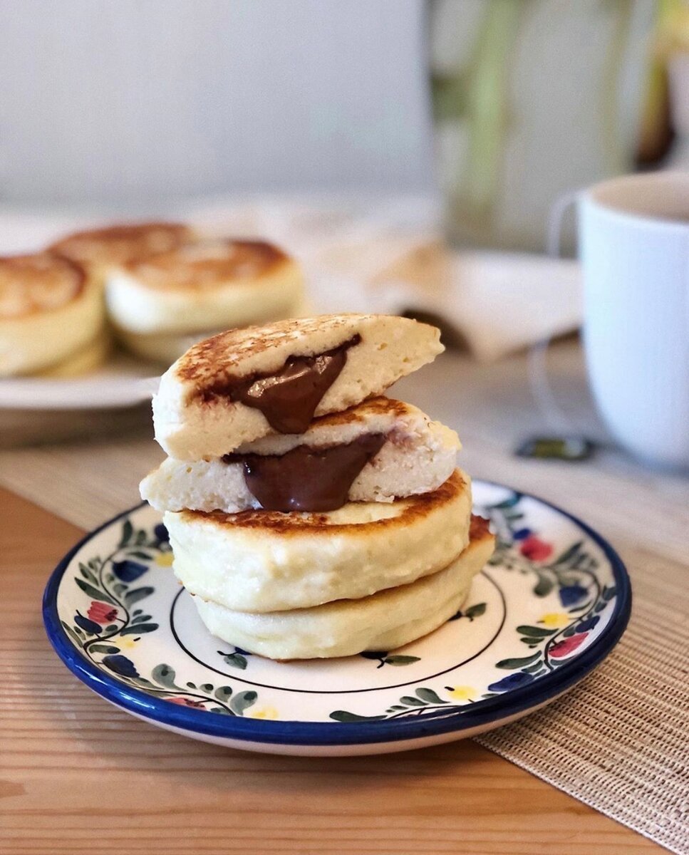Сырники с шоколадом внутри