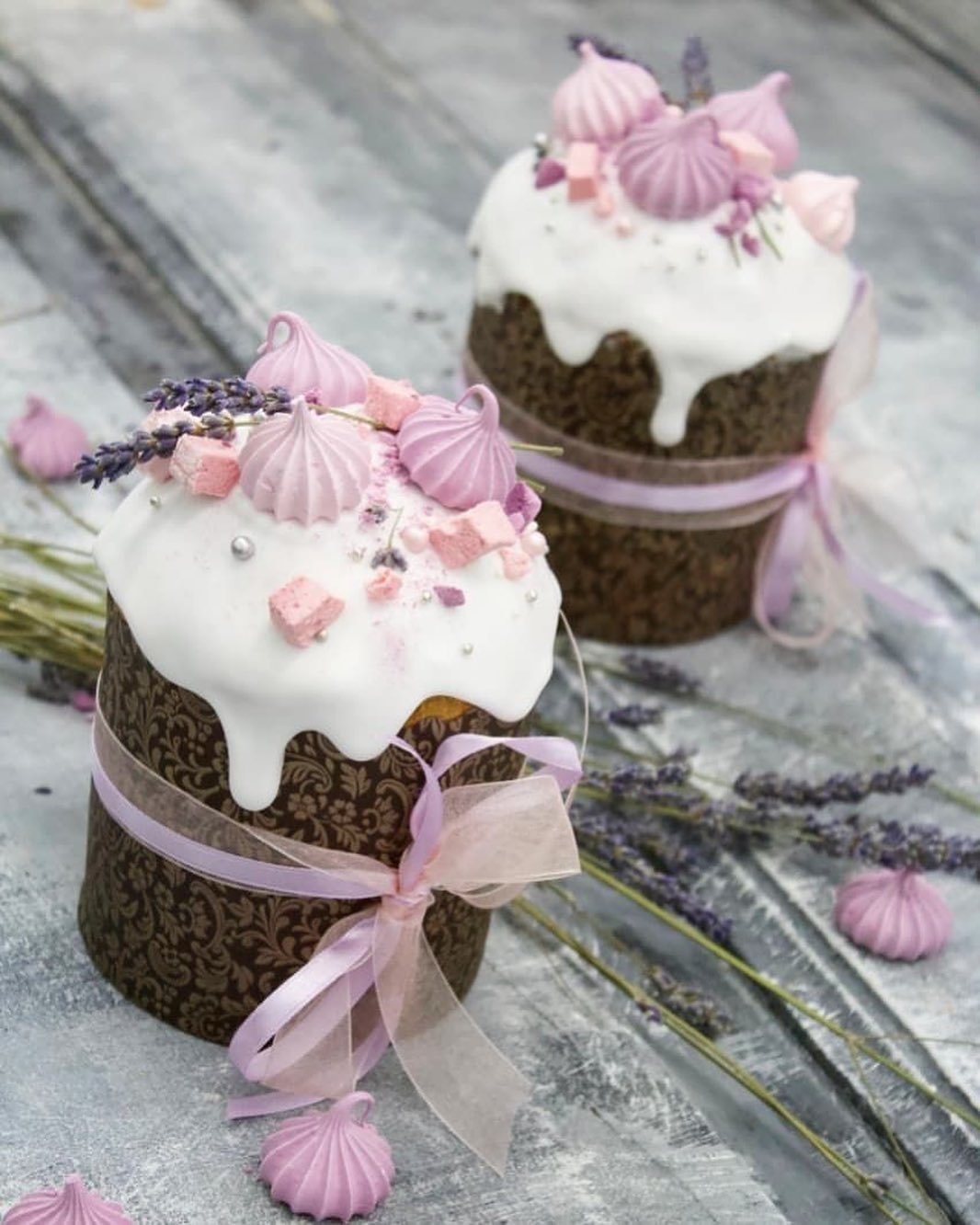 Сахарный декор для куличей