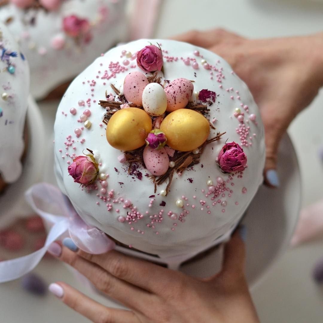 Швейцарская меренга для куличей
