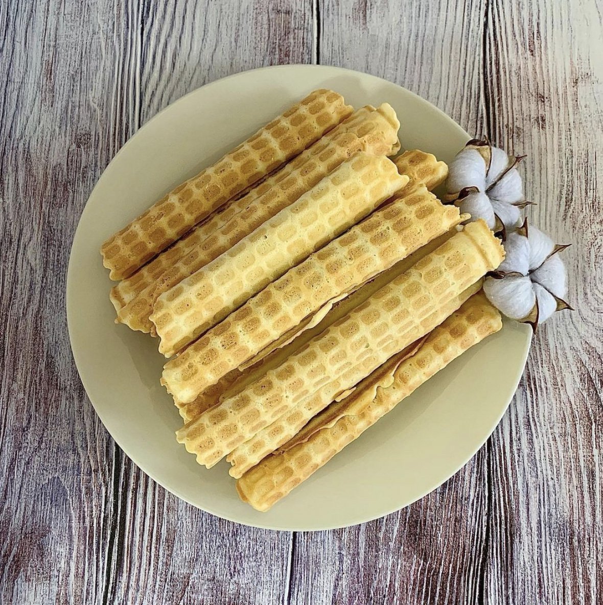 Вафли маленькие круглые