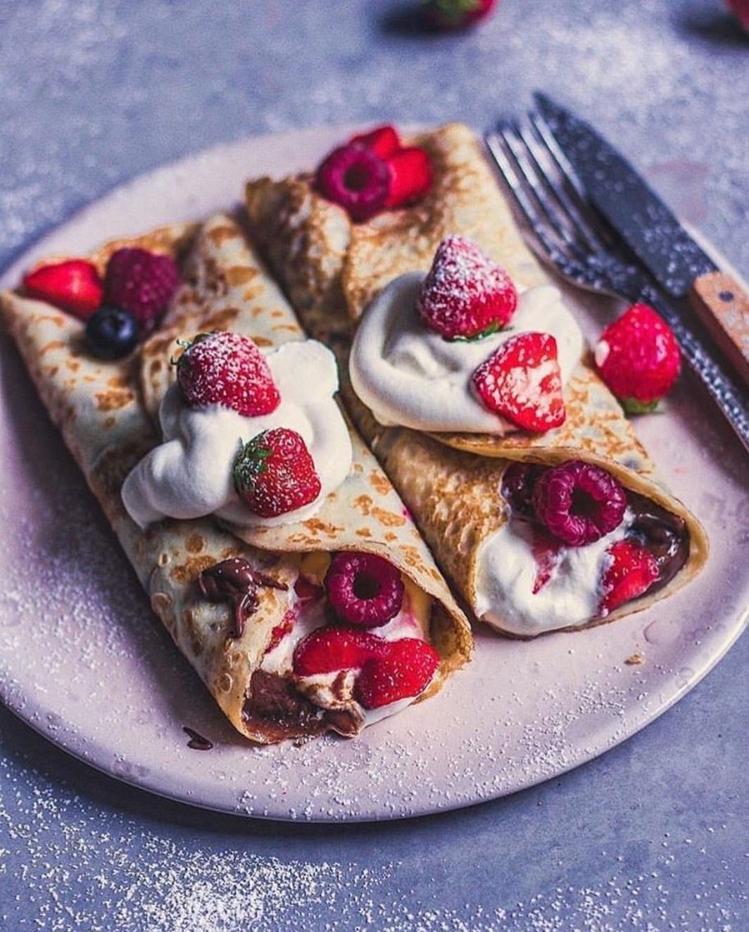 Красивые вкусные блинчики