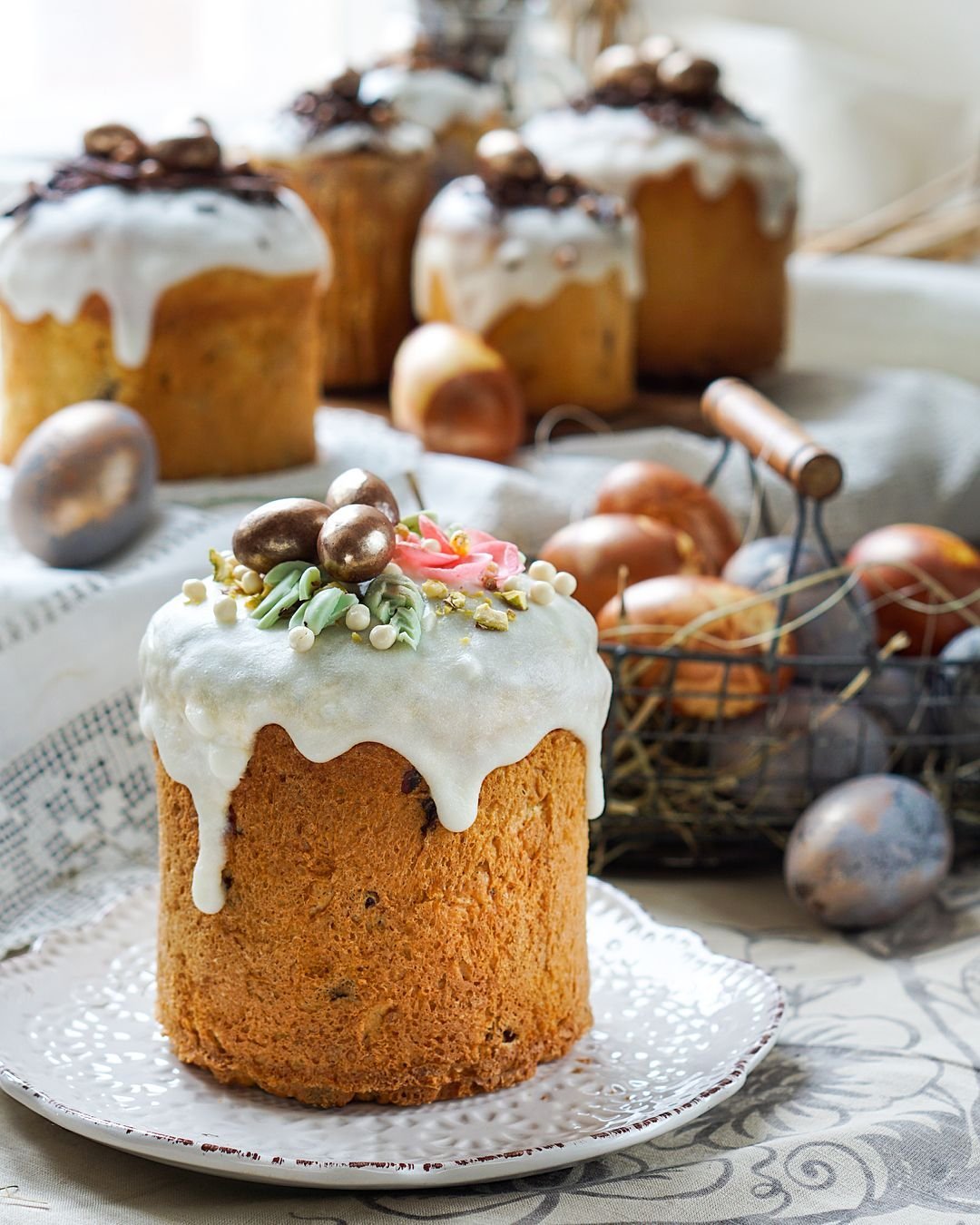 Красивые куличи на Пасху