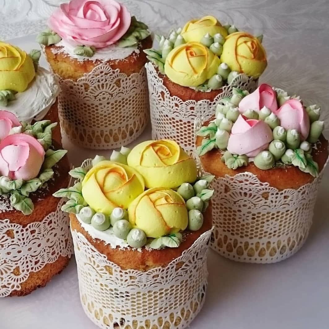 Пасхальный кулич декор