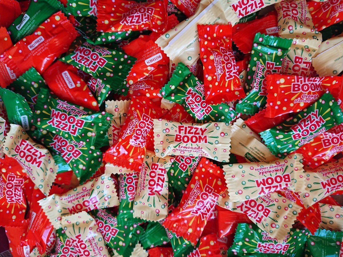 Конфеты шипучка Roshen