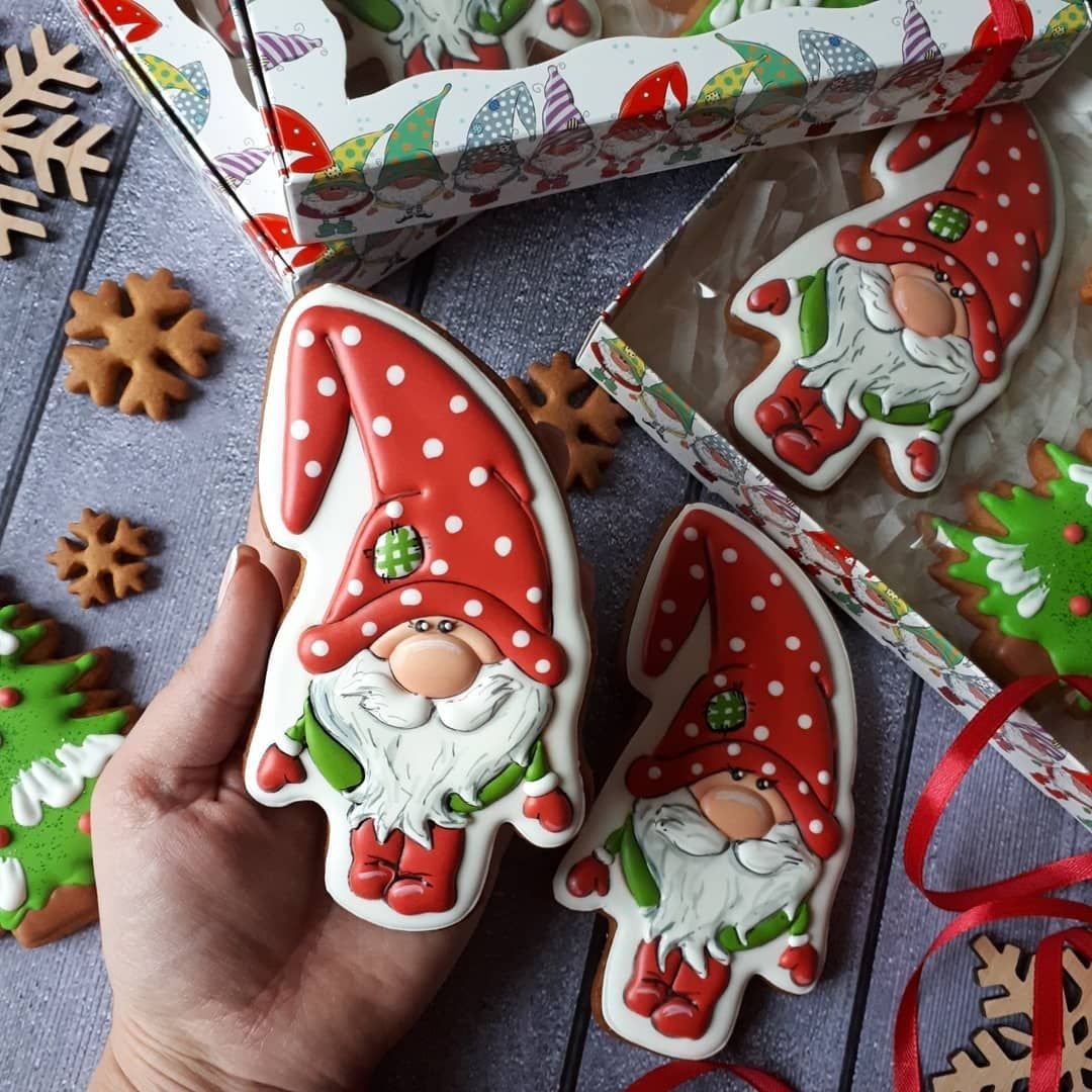 Пряник колокольчик новогодний