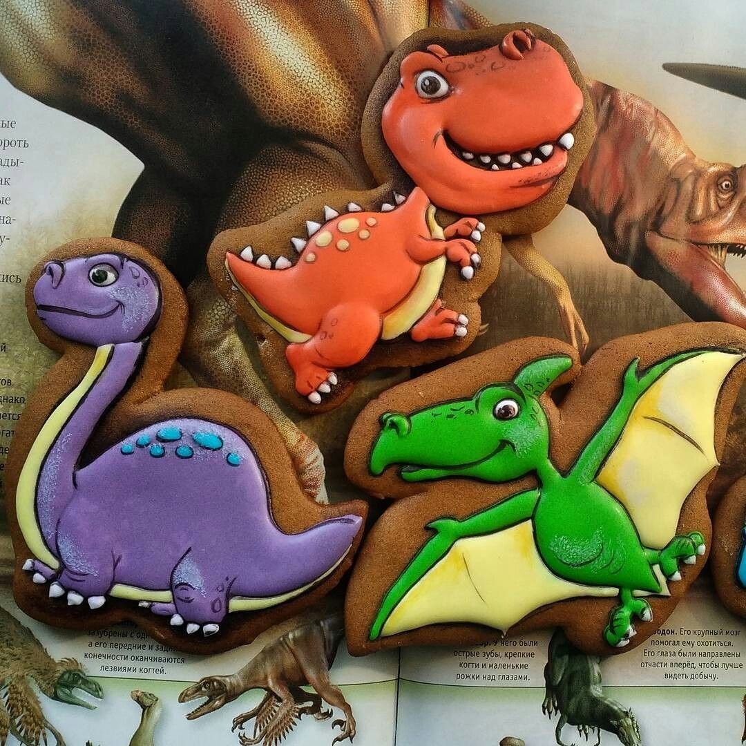 Печенье динозаврики