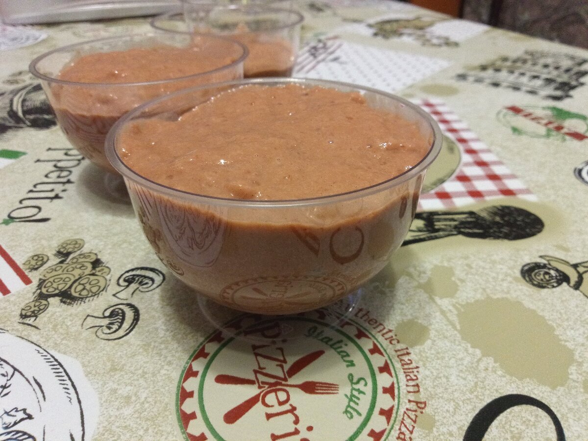 Десерт из ряженки с желатином