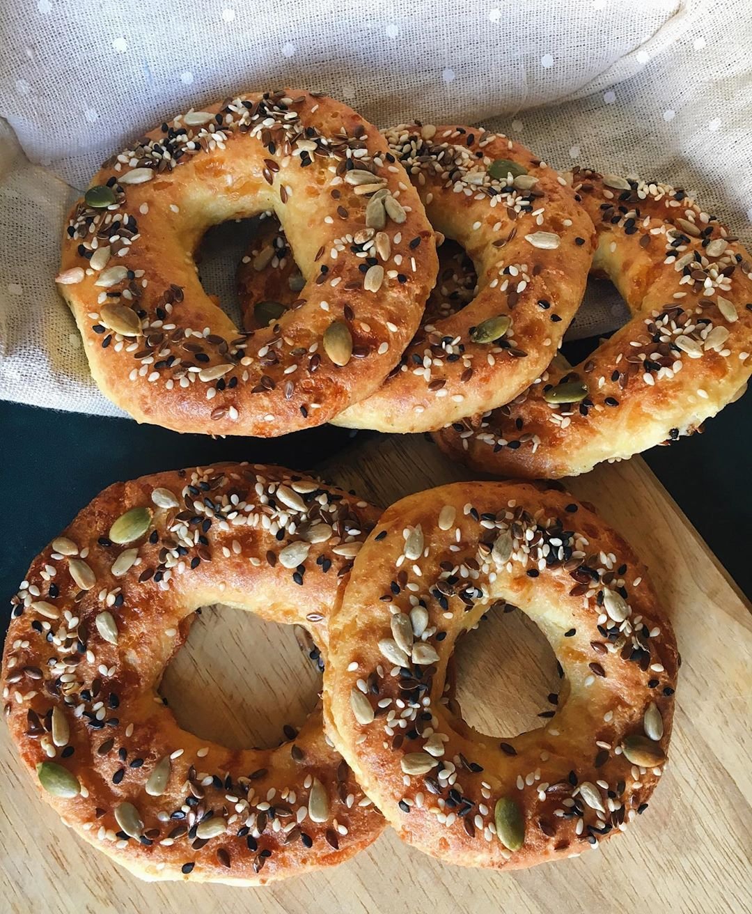 Творожные колечки жареные