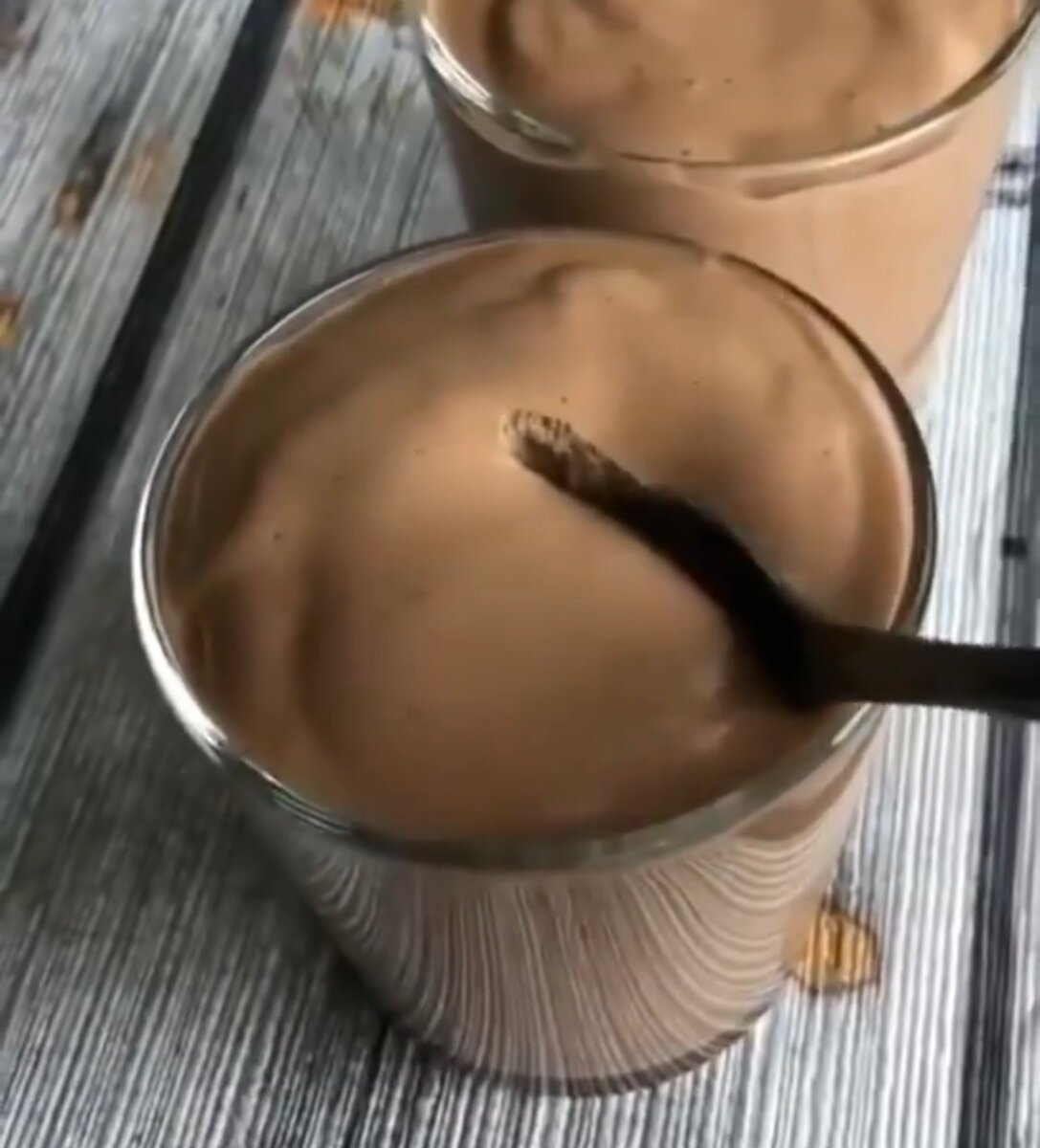 Творожно кофейный десерт