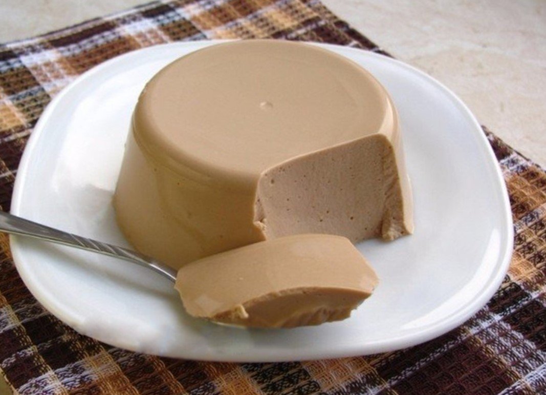 Шоколадный десерт из ряженки