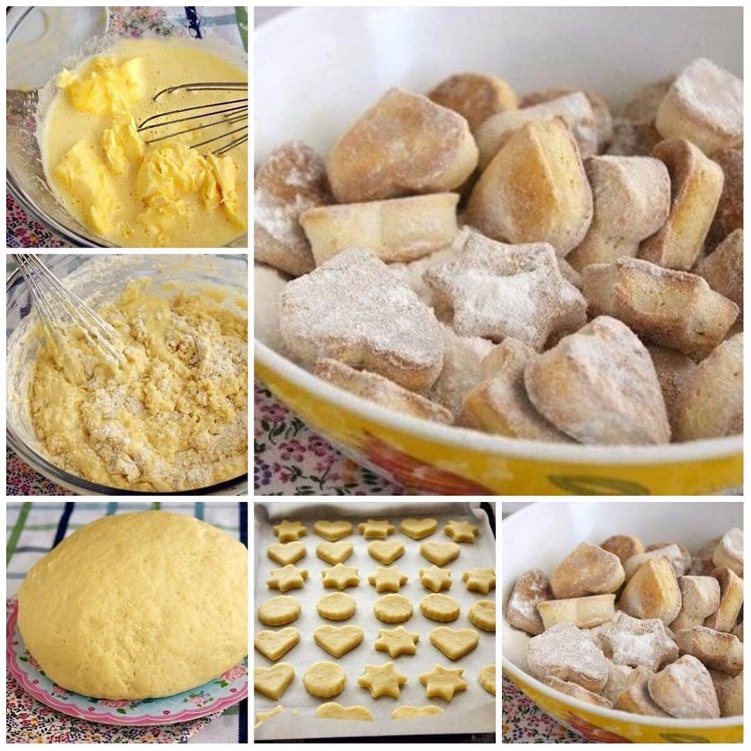Печенье круглое домашнее