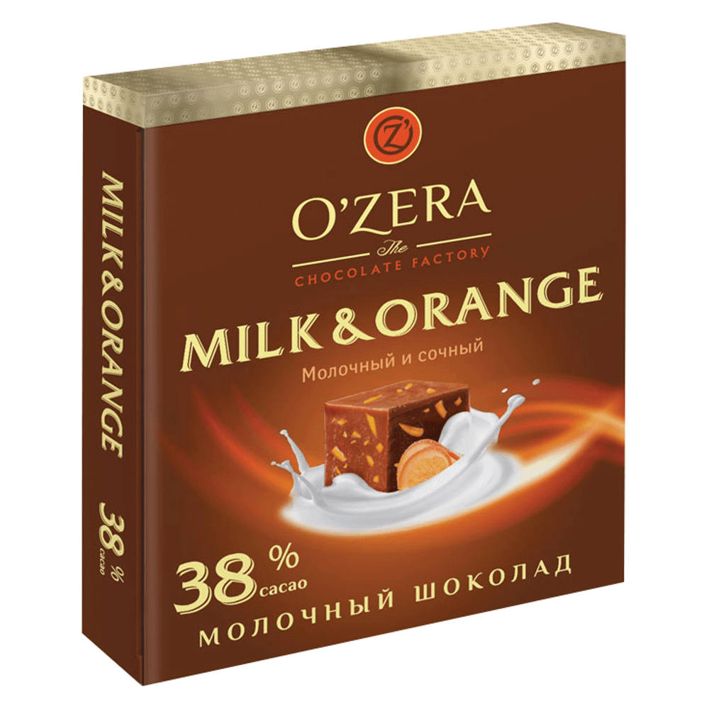 Шоколад o"Zera Milk & Orange 90г