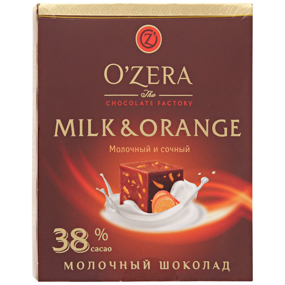 Шоколад o"Zera Milk & Orange 90г