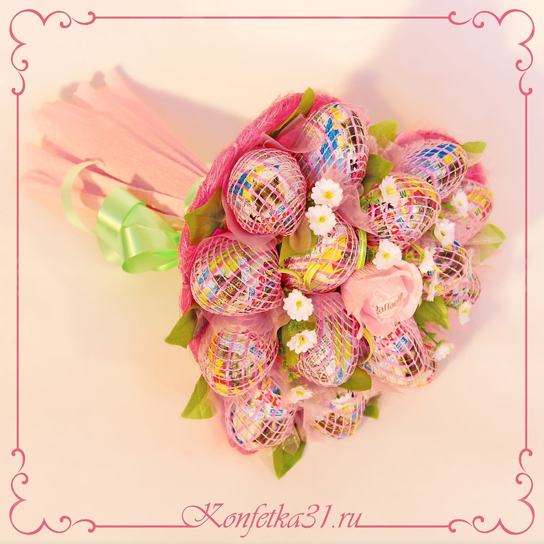 Букет и Чупа чупсов и конфет