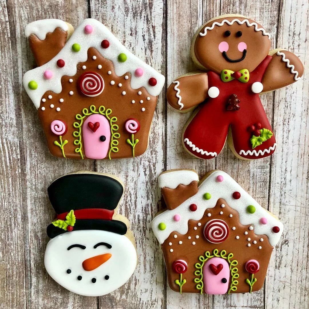 Рождественские имбирные пряники