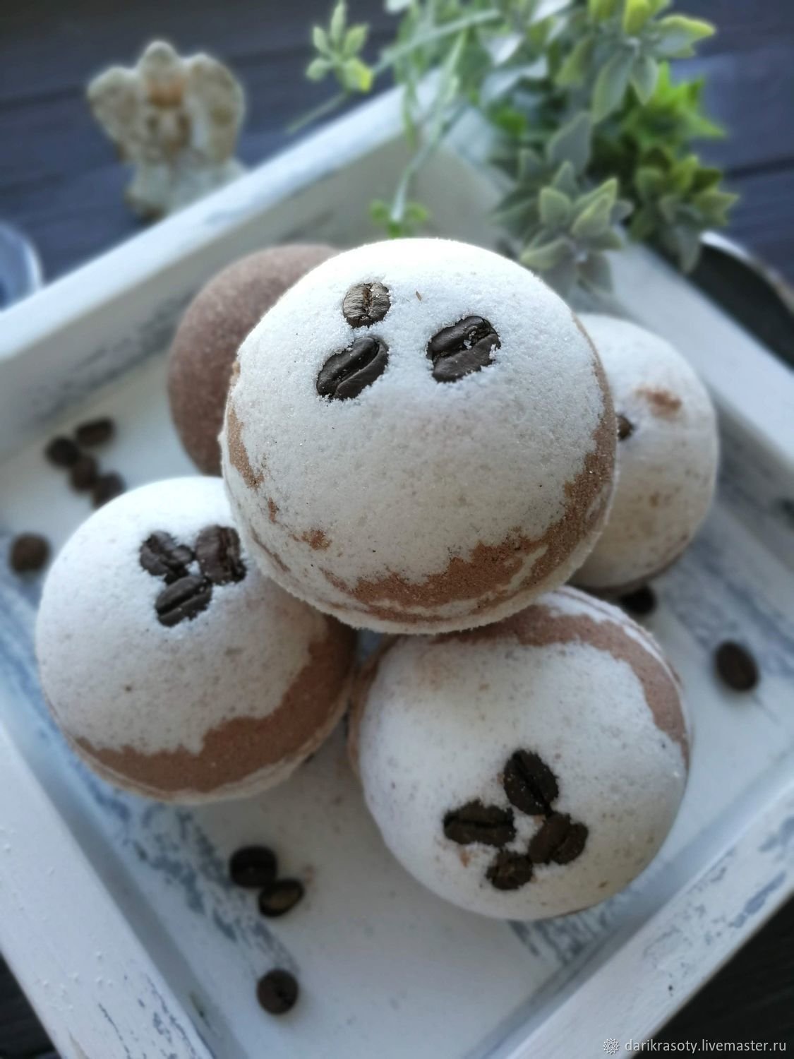 Кофейная бомбочка для ванны