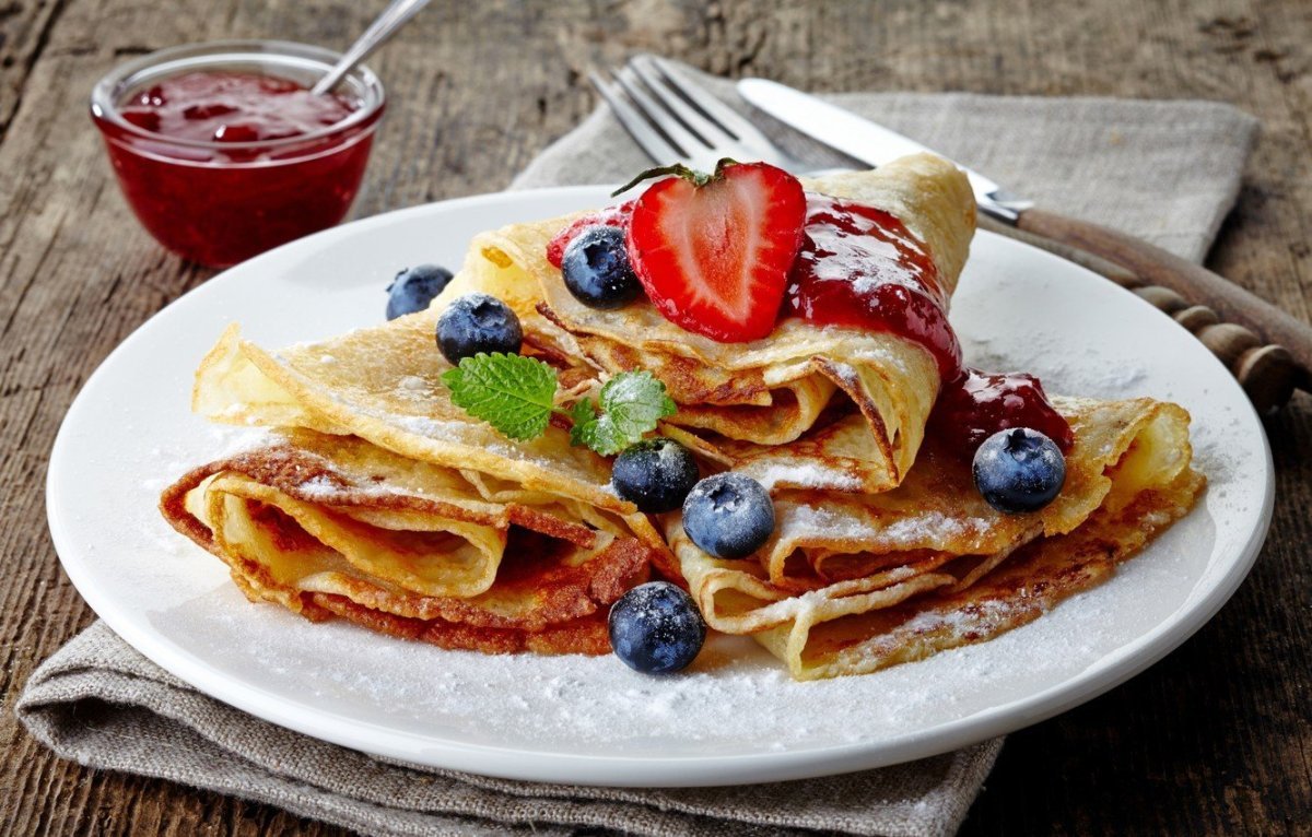 Блинчики с маслом