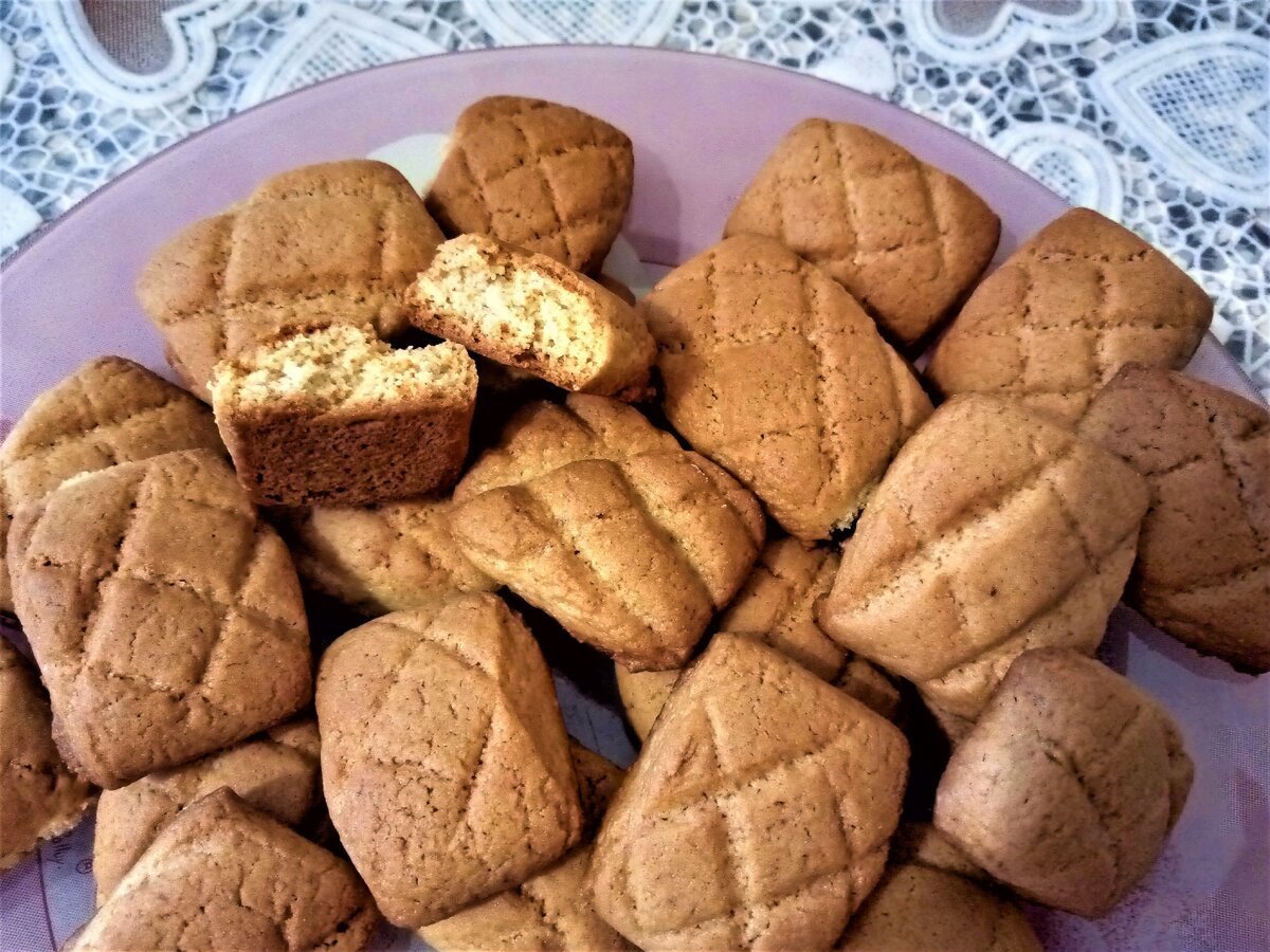 Песочное печенье с орехами