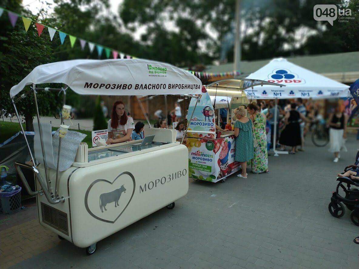 Мороженое в парках