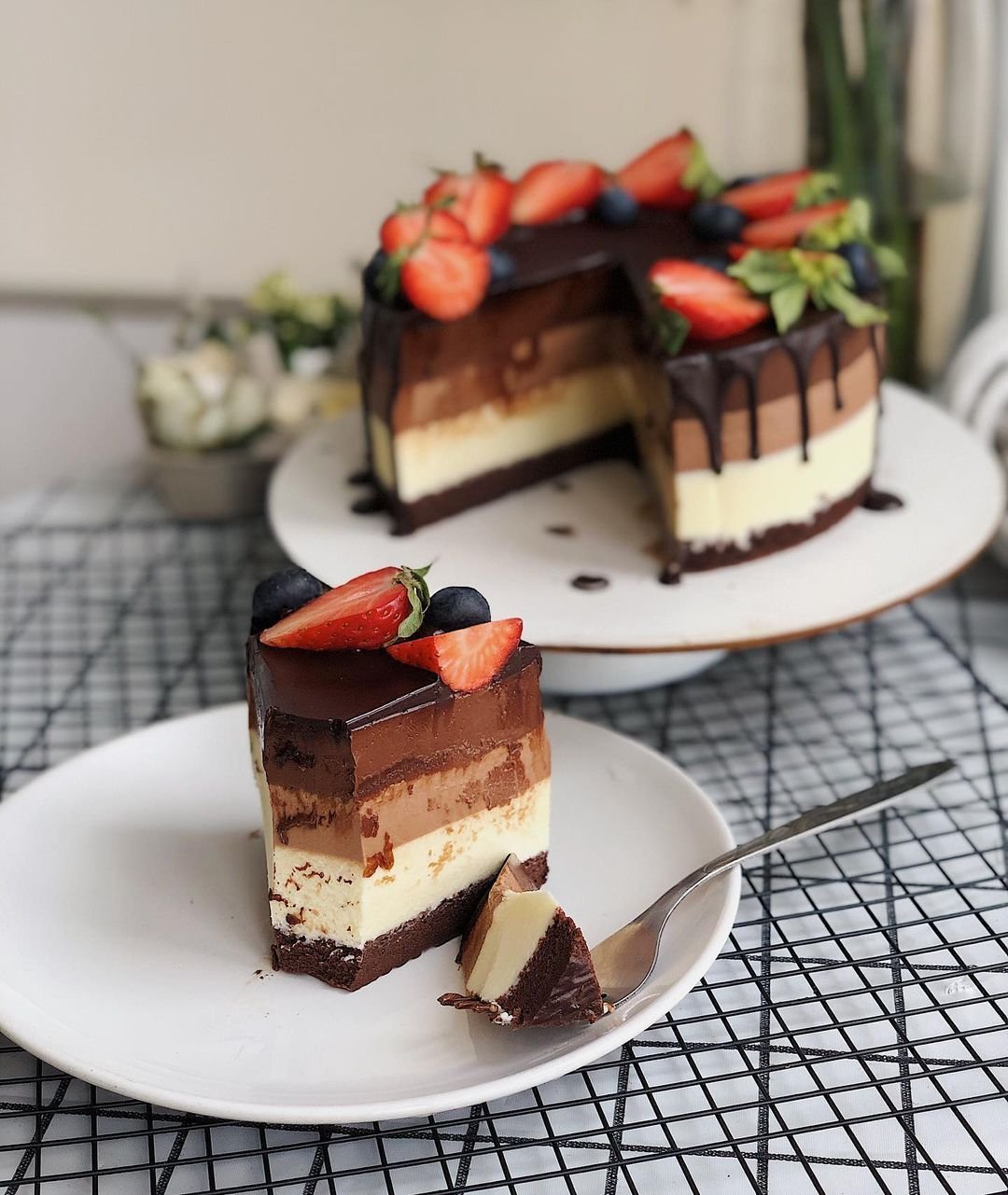 Торт три вкуса рецепт с фото пошагово