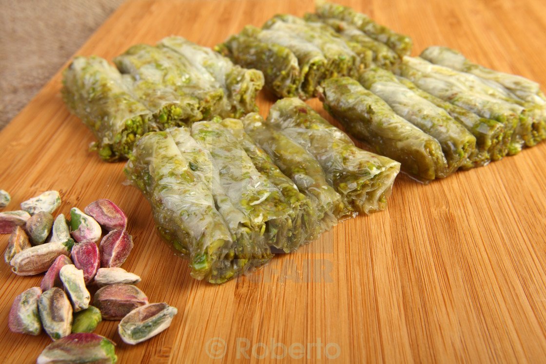 Рахат лукум с фисташками