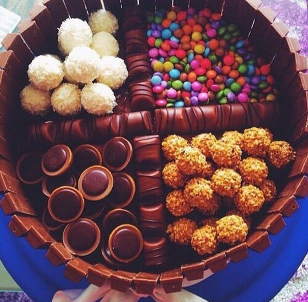 Вафельные шарики. Торт с конфетами. Тарелка со сладостями. Сладости шоколадные шарики. Конфеты шарики шоколадные.