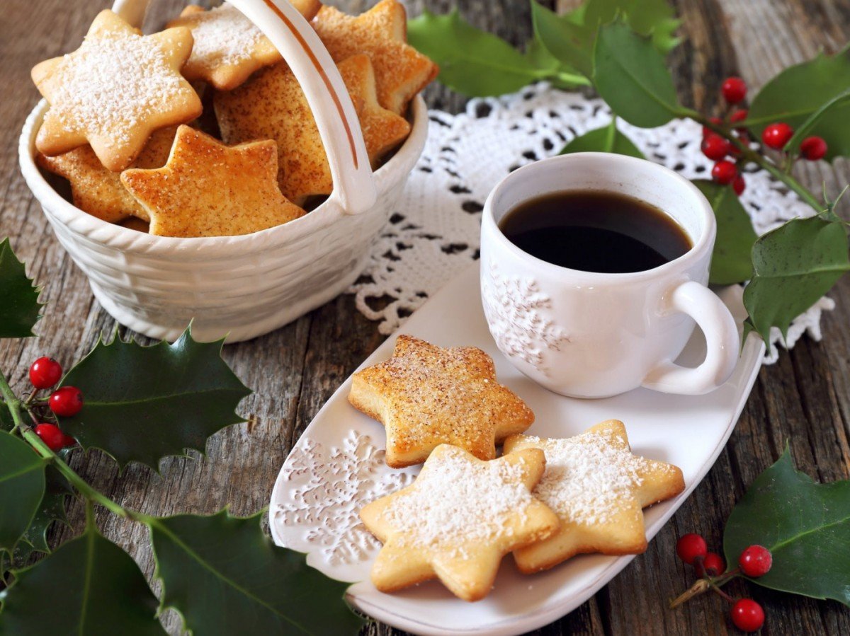 Чай с печеньками