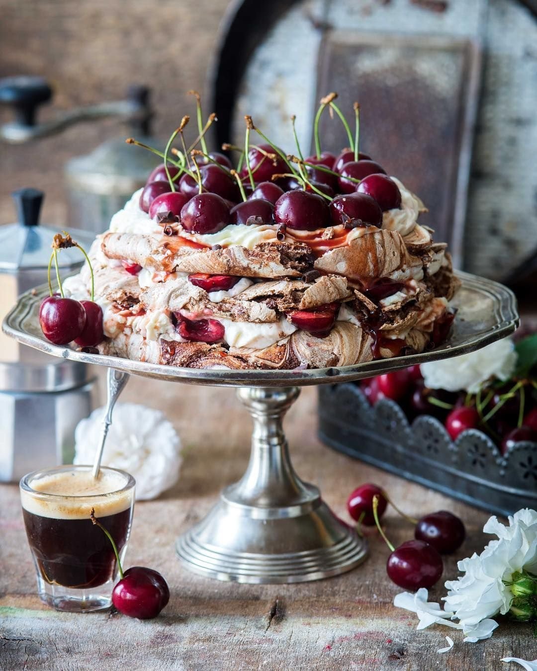 Торт "чёрный лес" (Black Forest Cake)