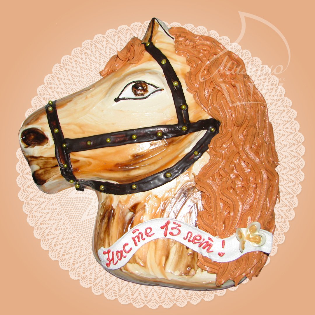 Тортик с лошадкой