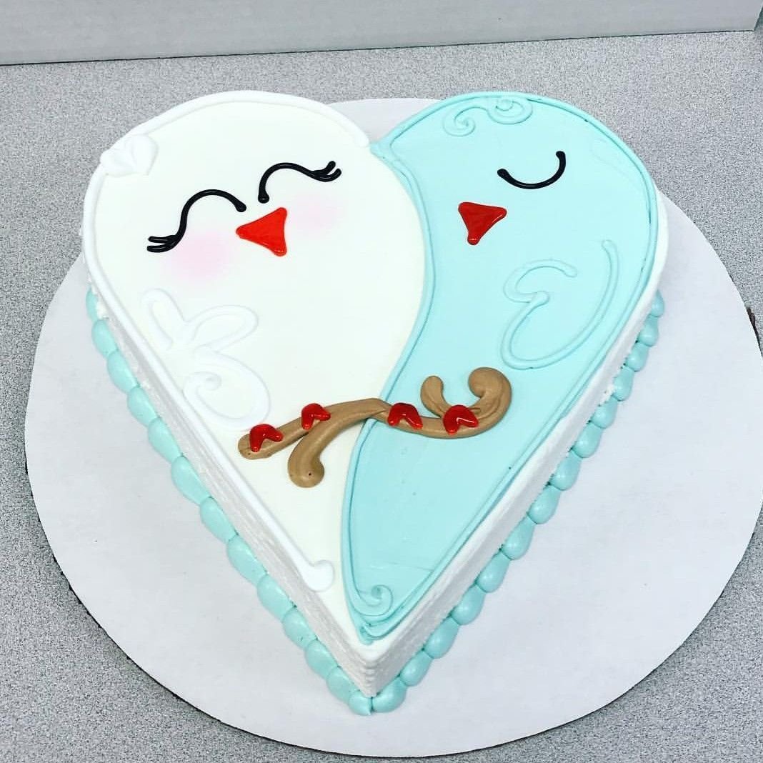 Торт сердце Love is