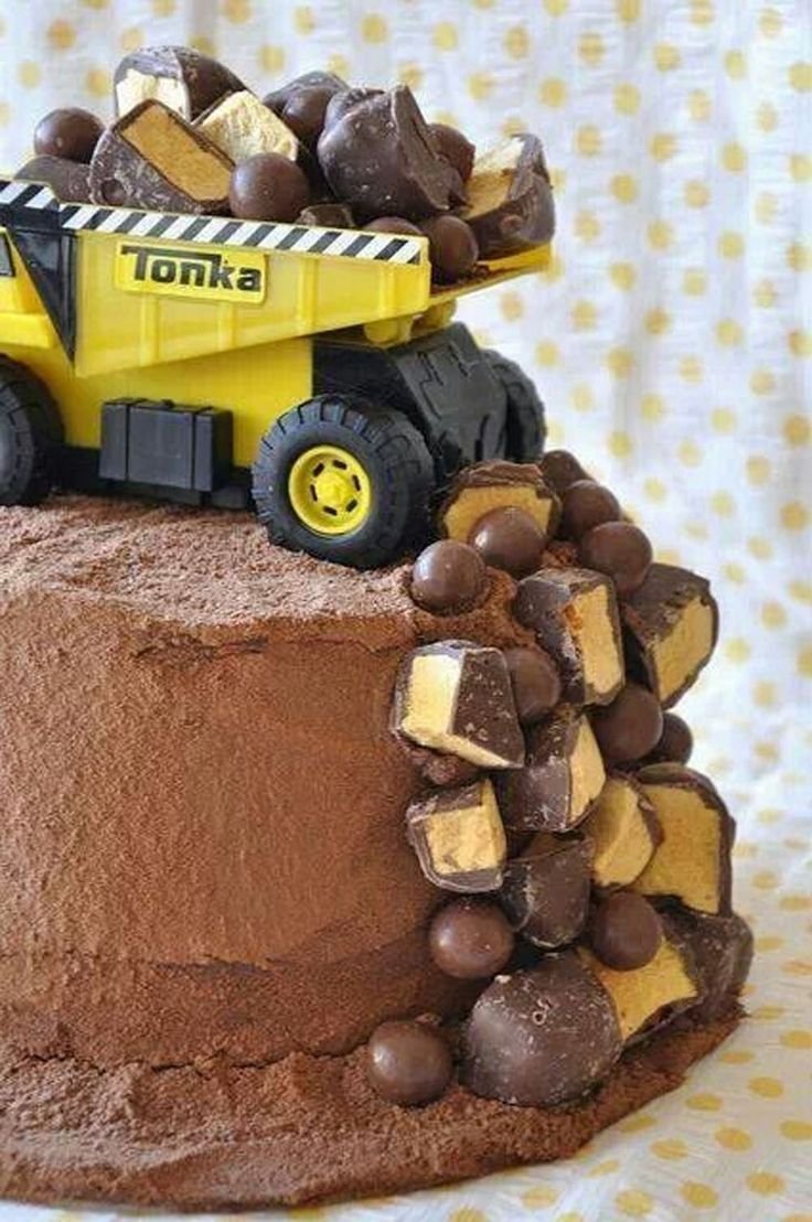 Торт для мальчика с пряниками машинками