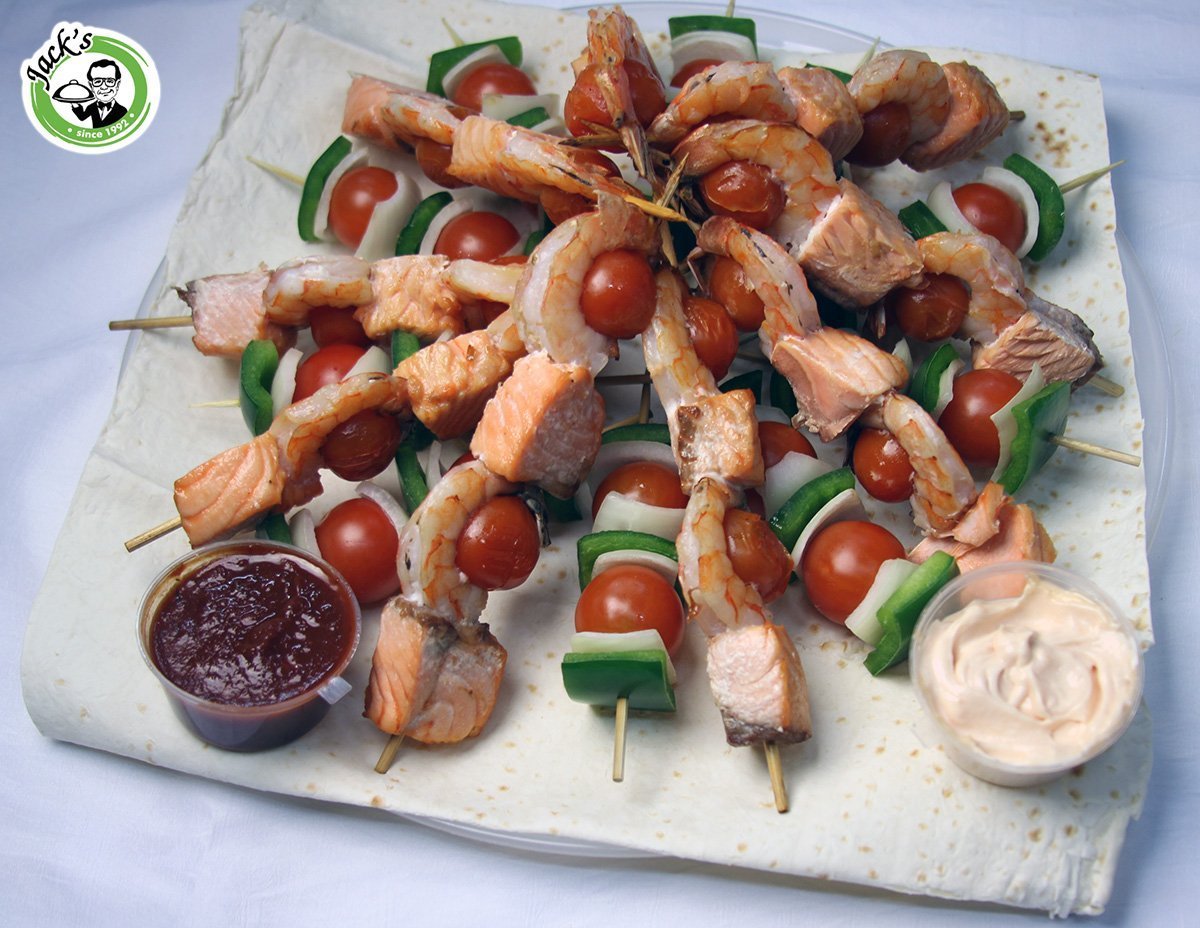 Мужской торт из шашлыка