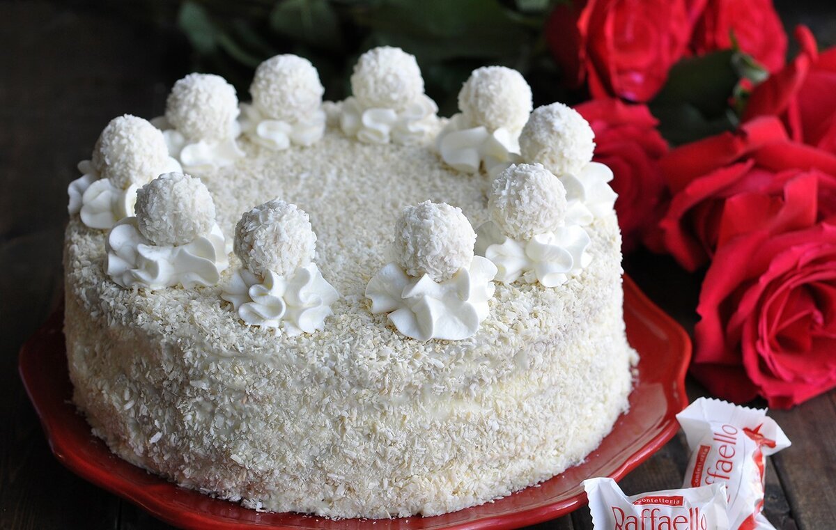 Торт Raffaello торт Raffaello