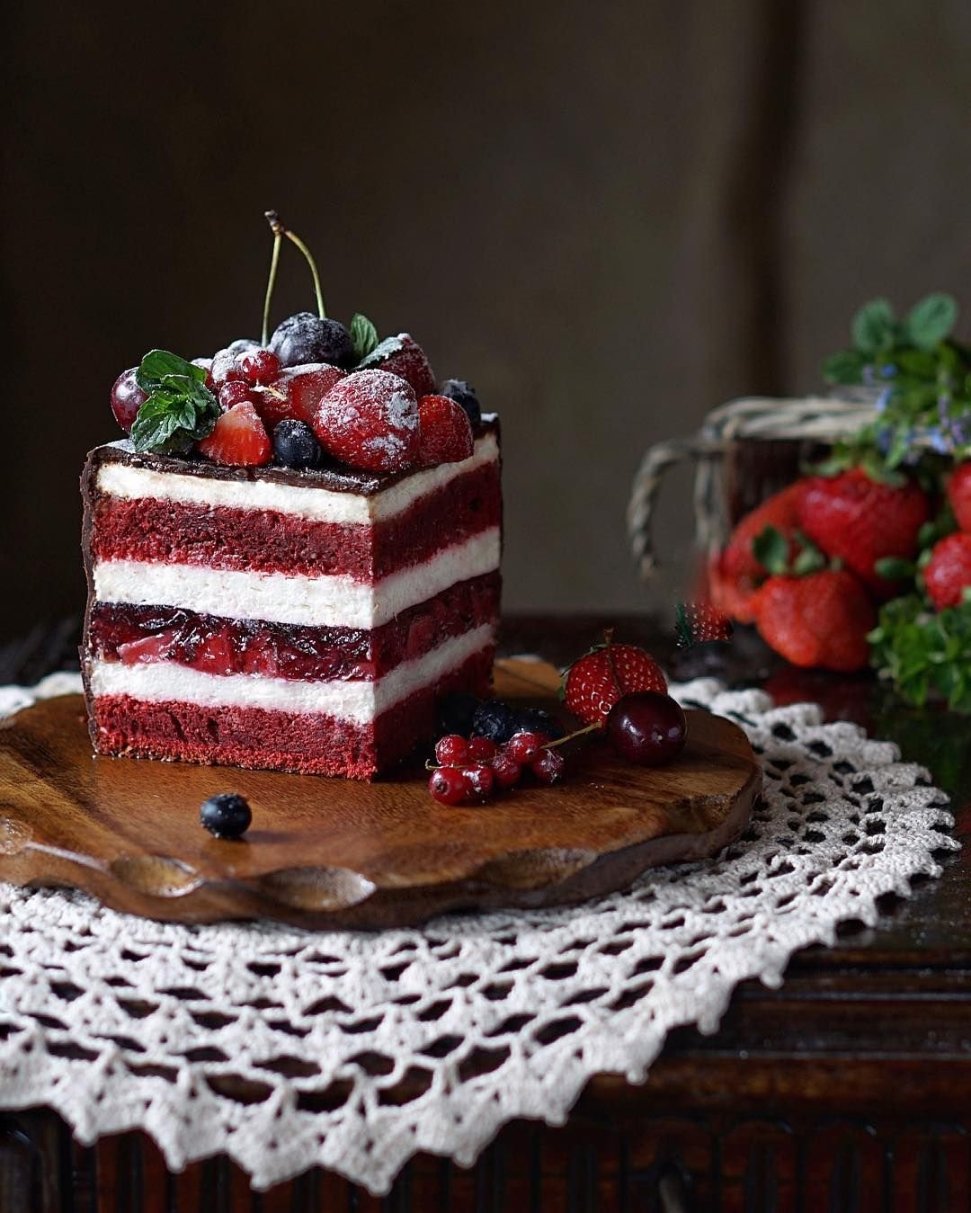 Десерт акварель