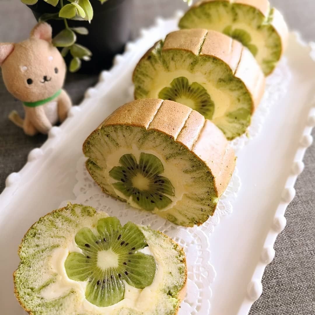 Украшения из киви для торта