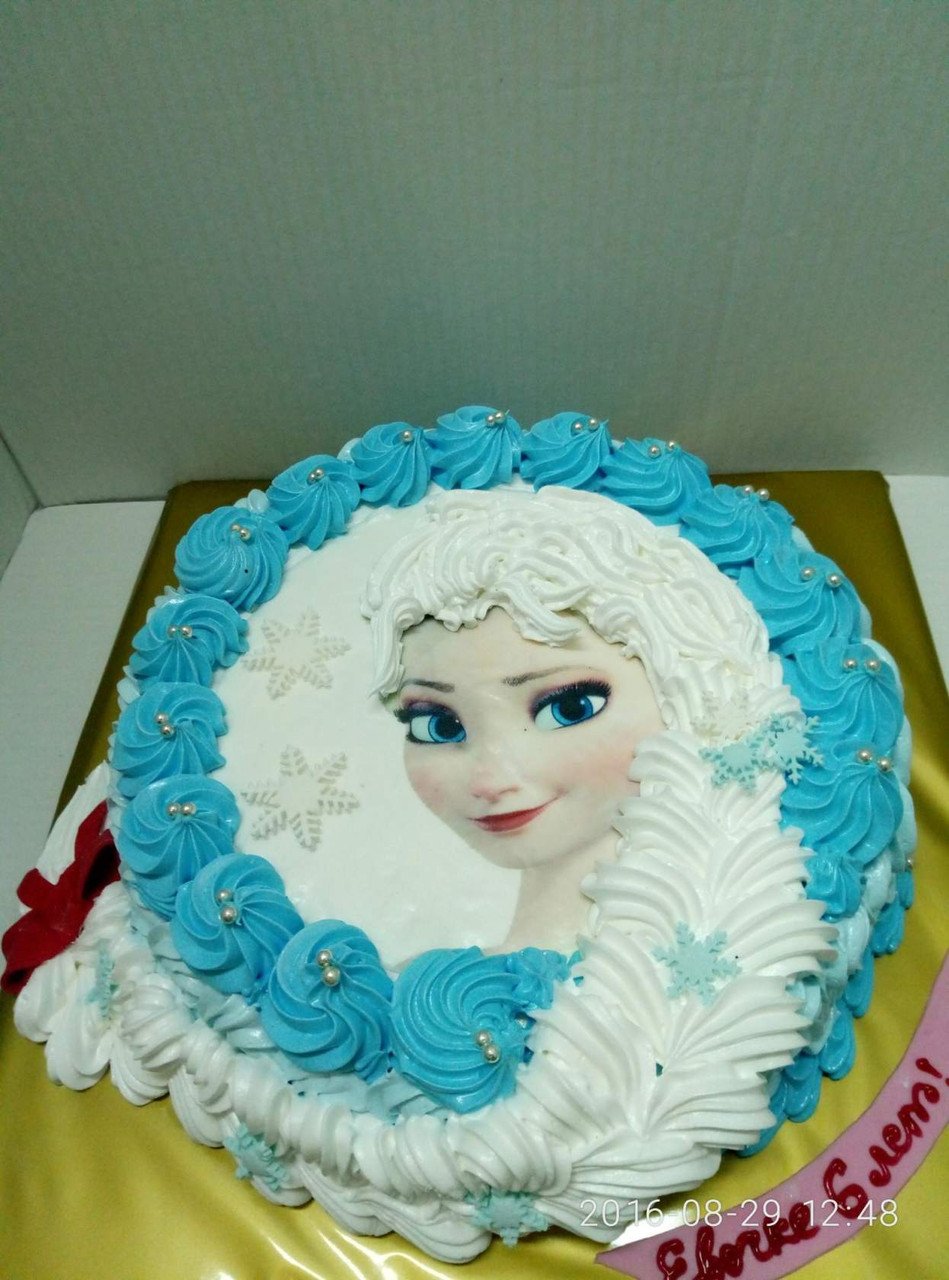 Frozen Elsa торт