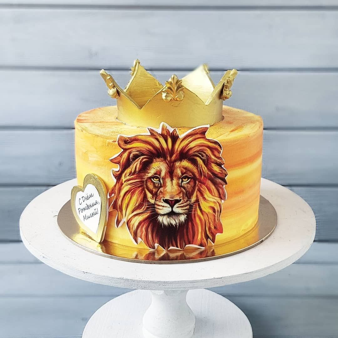 Торт с королем львом