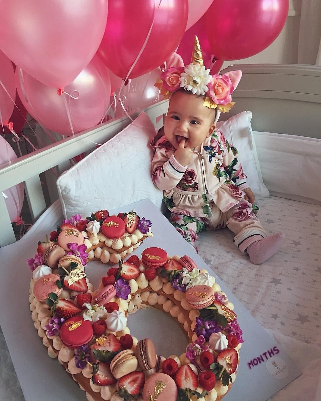 Тортик на полгодика девочке фото