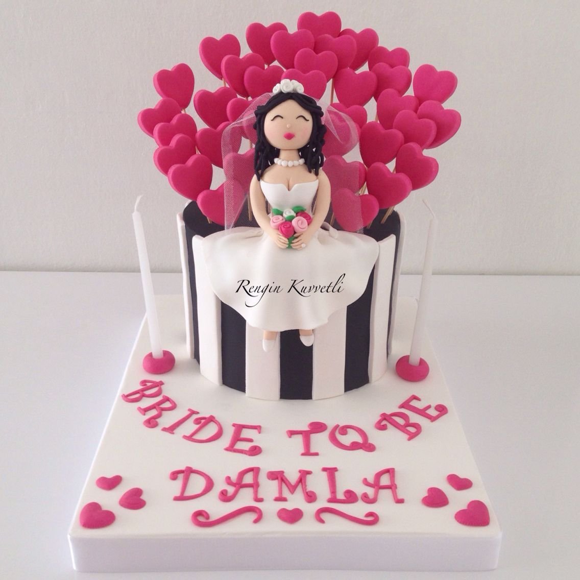 Торт на девичник Bride to be