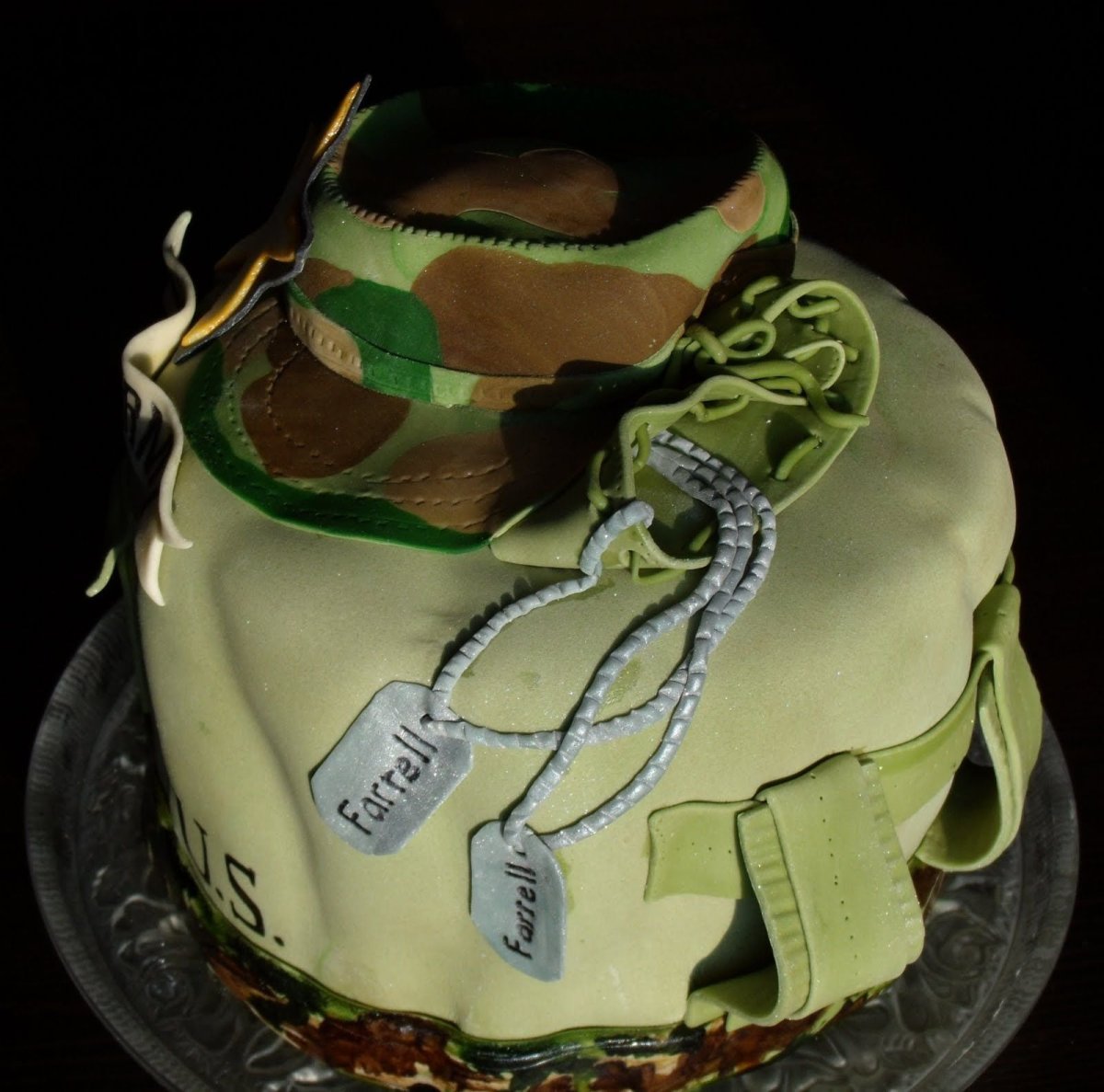 Торт в стиле Call of Duty