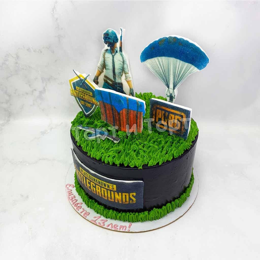 Торт с игрой PUBG
