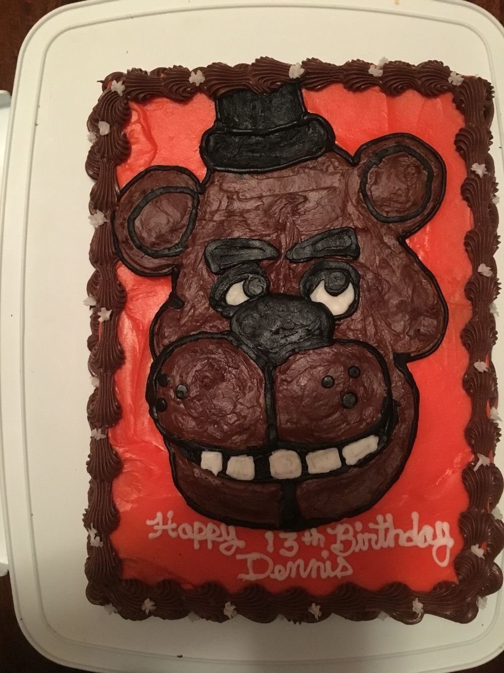 Торт Five Nights at Freddy's